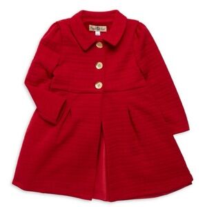 Purple Rose Little Girls 2- Piece Coat and Dress Set 18 month